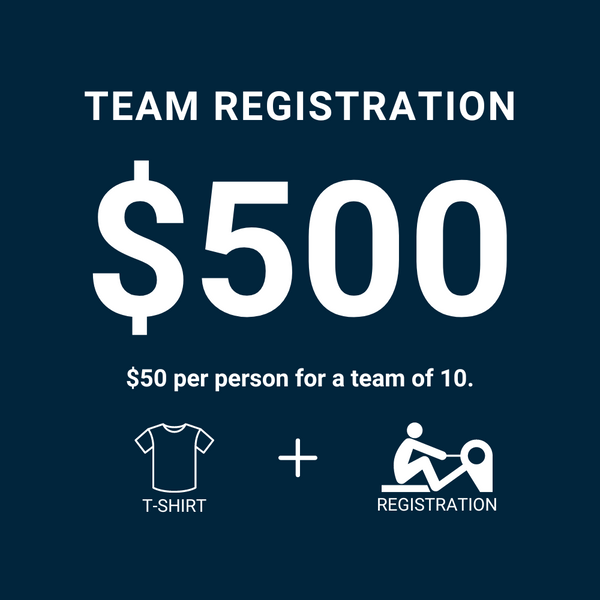 Row-A-Thon Registration Team of 10